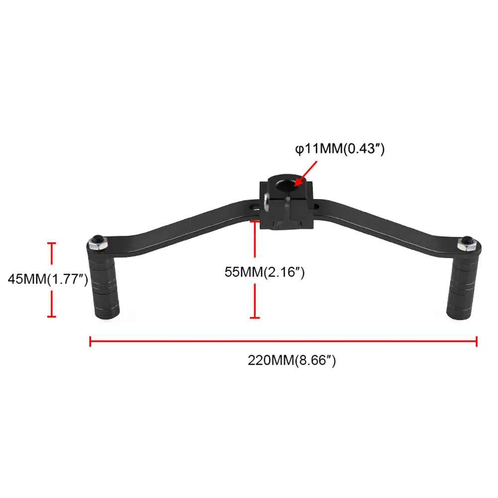 الألومنيوم مسند القدمين شيفتر الألومنيوم مسند القدمين دواسة مسند القدمين دواسة شيفتر تصميم مبتكر للطرق الوعرة ل ATV #2