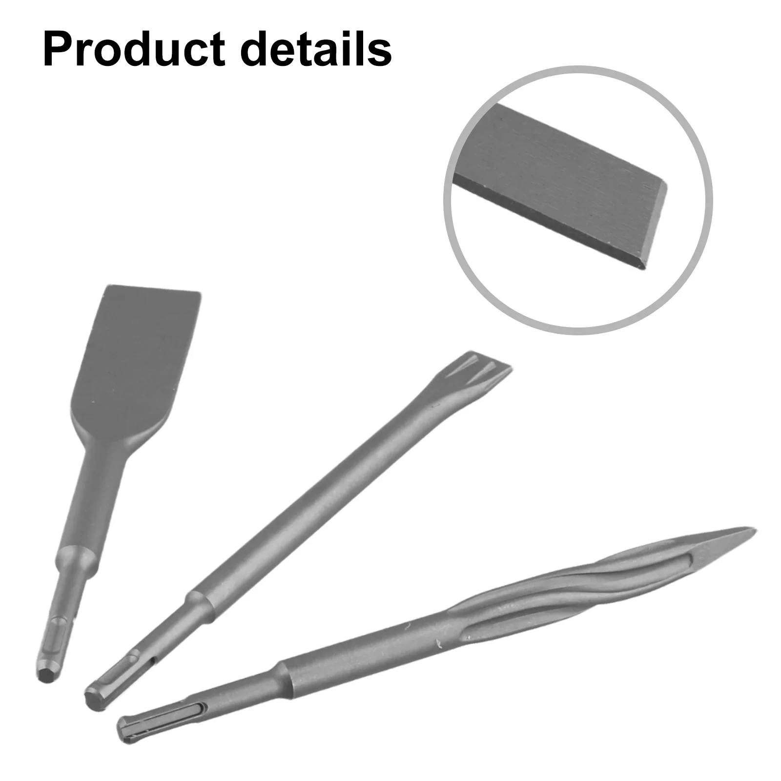 Heavy-duty Chisels Rotary Hammer Drill For Tile Installation Precision Cutting Flat Chisel Precision Flat Chisel