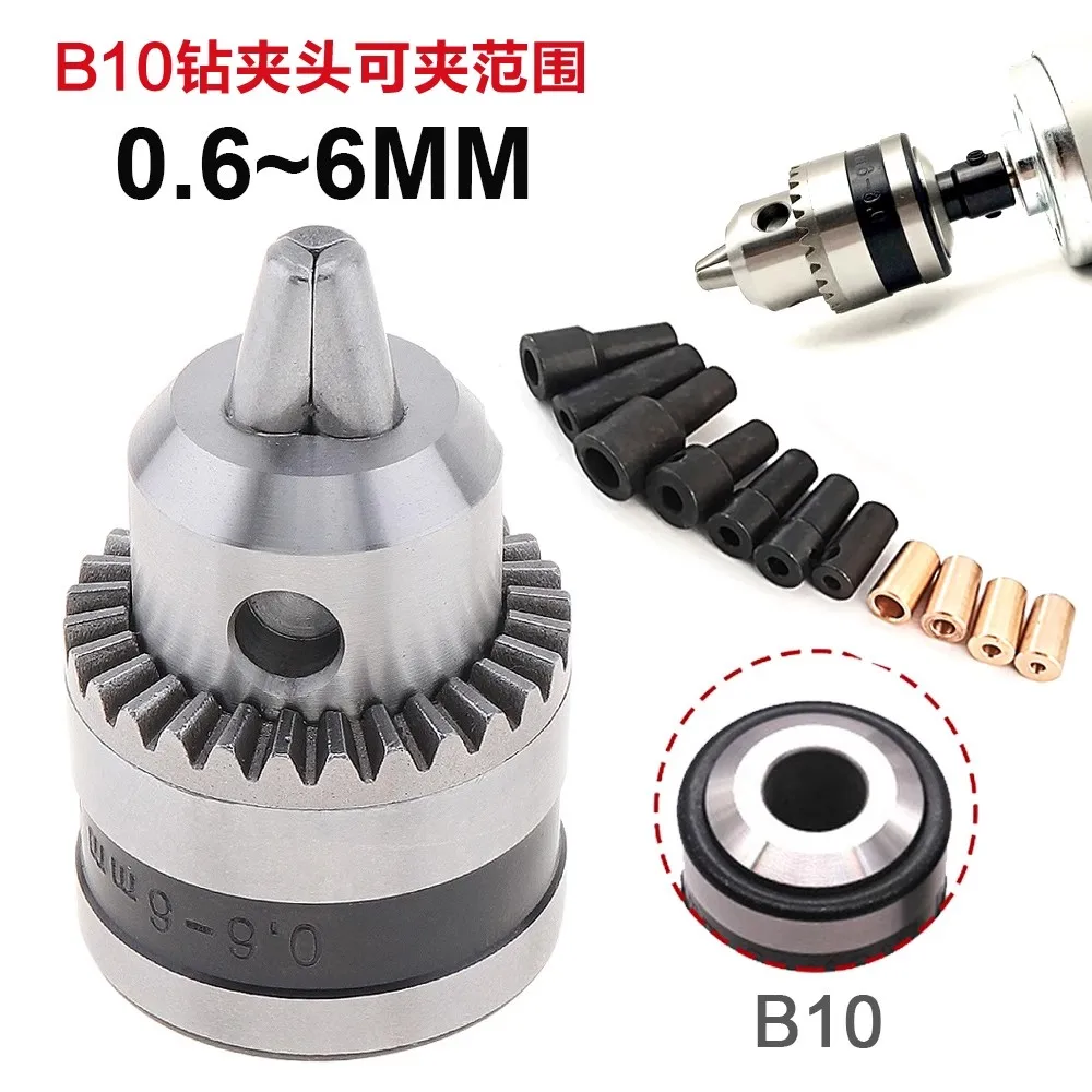 

B10 taper drill adapter collet connection for 3.17/4/5/6/6.35/7/8/9.5/11/12/14mm