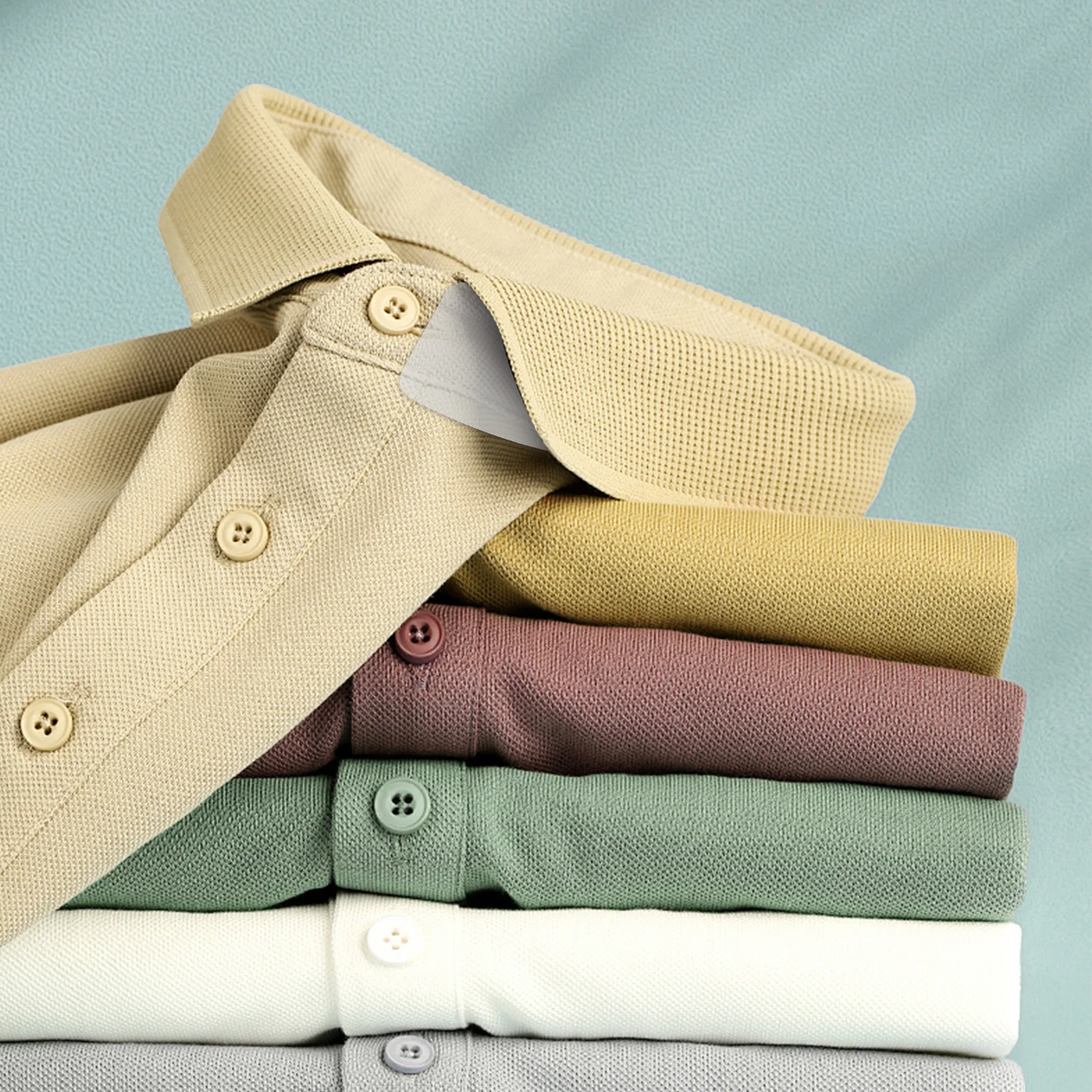 100 قطعة يبقى الرجال فستان قميص المشكل دعم البلاستيك يبقى فستان رجالي قمصان قميص طوق إدراج رجالي طوق واضح