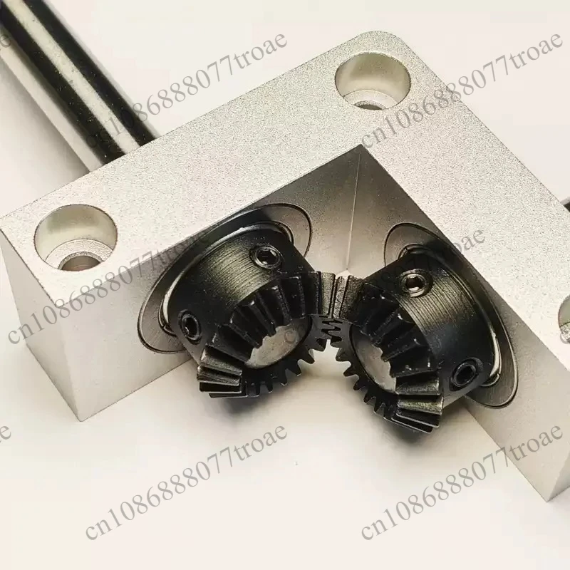 1:1 Ratio 90 Degree Right Angle Bevel Gearbox 8/10mm Output Shaft Mini RC Model Transmission Steering Gear Box