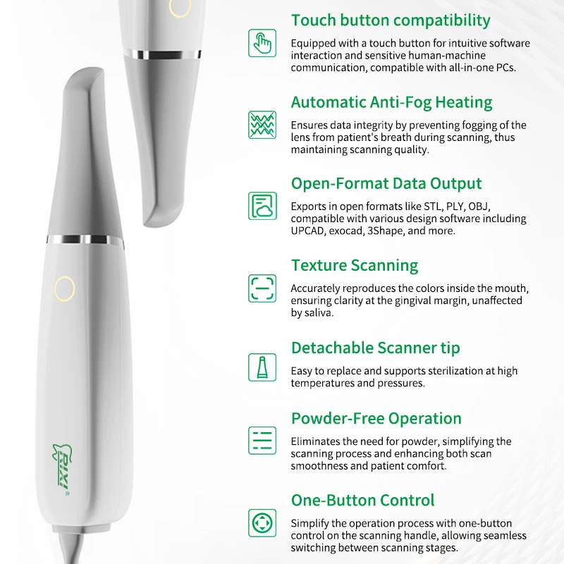 Escáner Dental 3D Digital, escáner Intraoral de escaneo rápido, equipo Dental