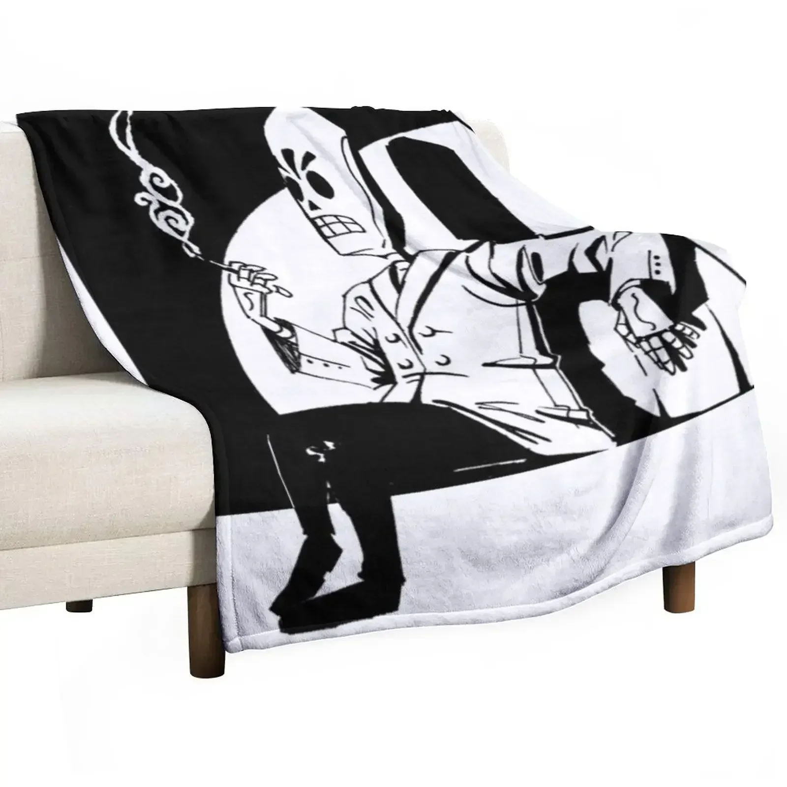 Grim Fandango Throw Blanket Tourist Luxury Designer Decoratives warm for winter Blankets