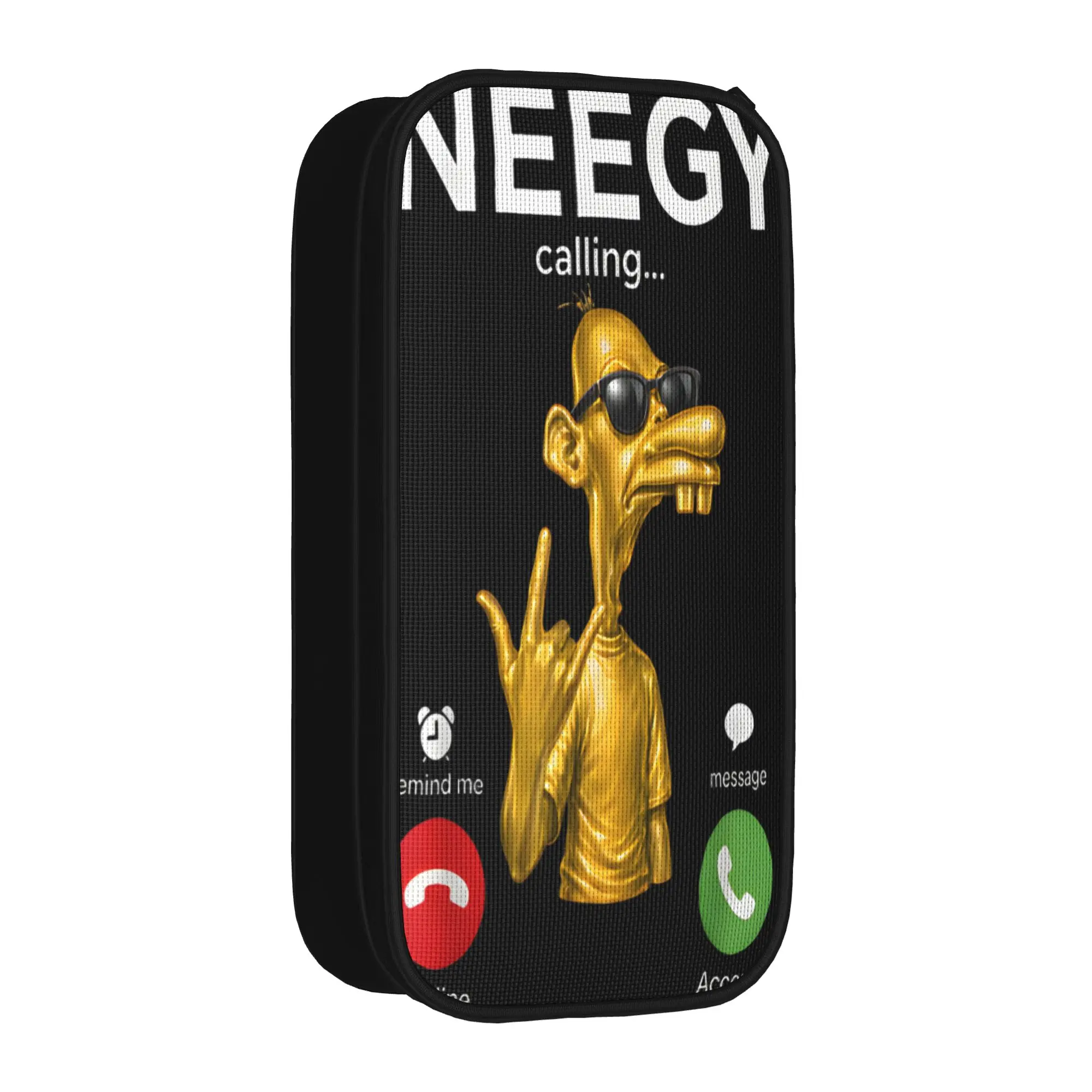 There is Motion at Your Front Door Tung Tung Tung Sahur Meme Pencil Case Pencil Box Kids Cool College School Pencil Cases