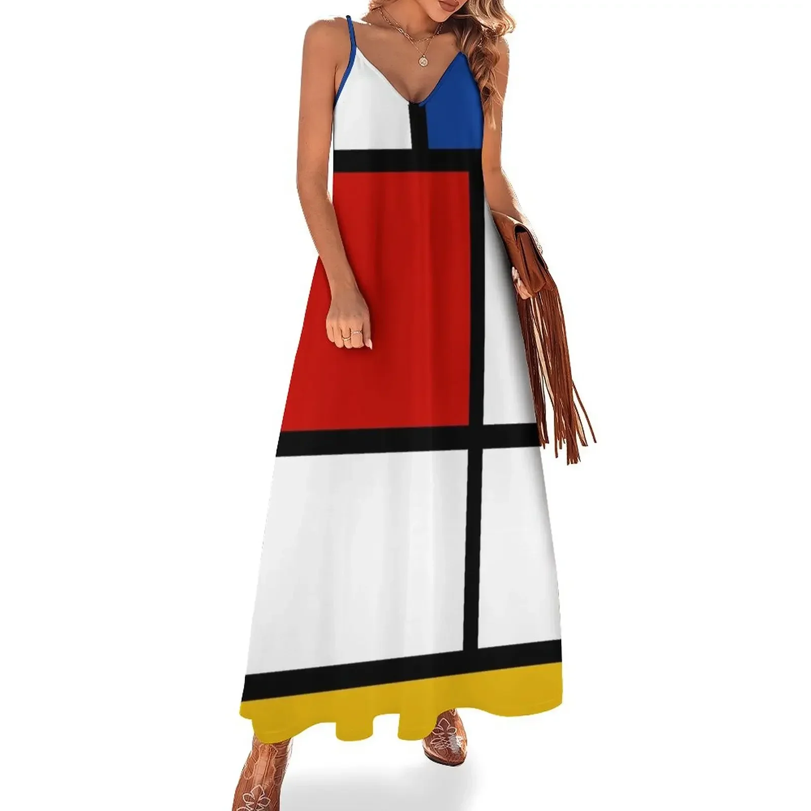 

De Stijl #1 (Mondrian Inspired) Sleeveless Dress sexy dress for women women's clothing summer 2024 novelties Dress