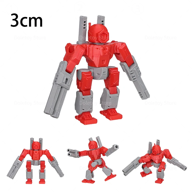 Neue 3D-gedruckte Kriegsmaschine Serie Mini beweglicher Kampfpanzer Sentry Drone Artillery Launcher Actionfigur Raumdekoration Geschenke – Detail 4