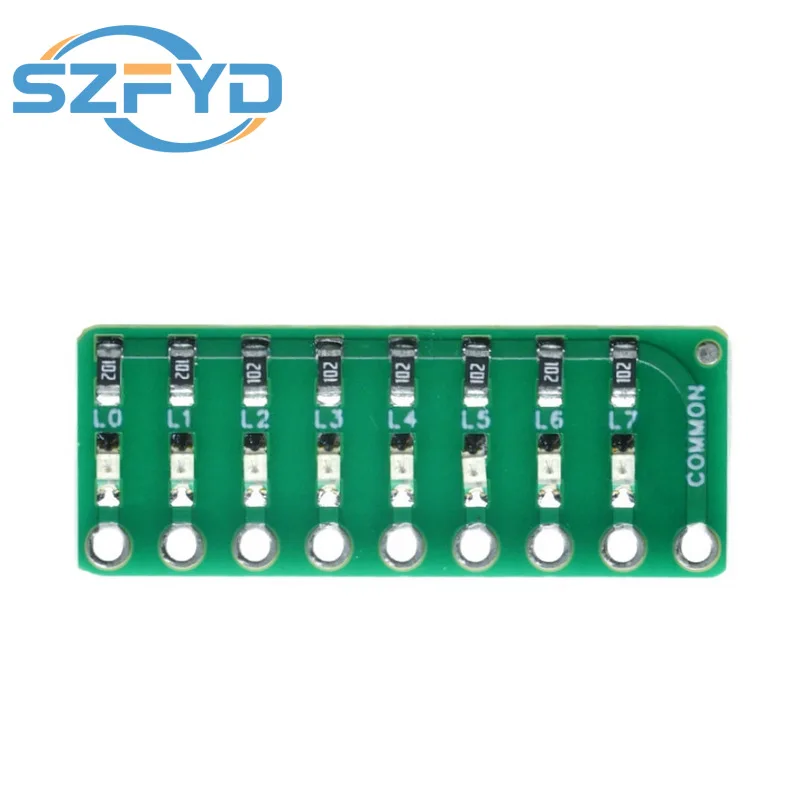 8-segment LED Port Test Lamp Indicator Running Water Port Test Lamp Red, Green And Blue Colors Optional