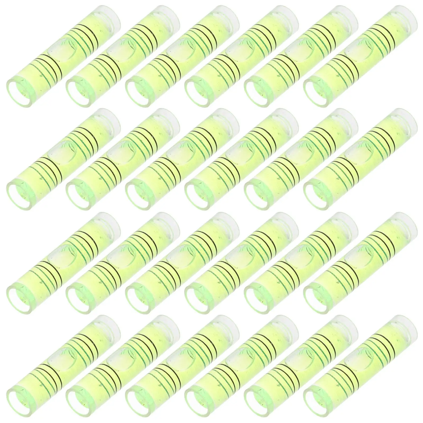Mini Leveling Ruler 50 Pcs Spirit Levelling Instrument Horizontal Bubble Accessories Premium Material Long Use DIY Caravans