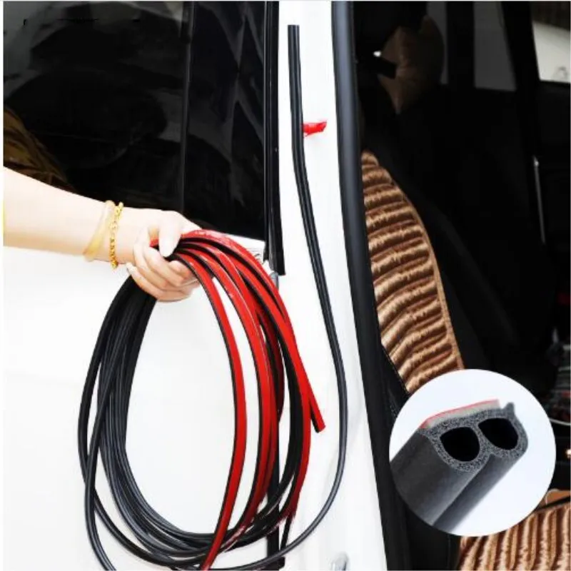 Car Sound Sealing Strip Door Anti-collision Strip Wipe B Type Dust-proof Water General Hood Noise Reduction Tape Modification