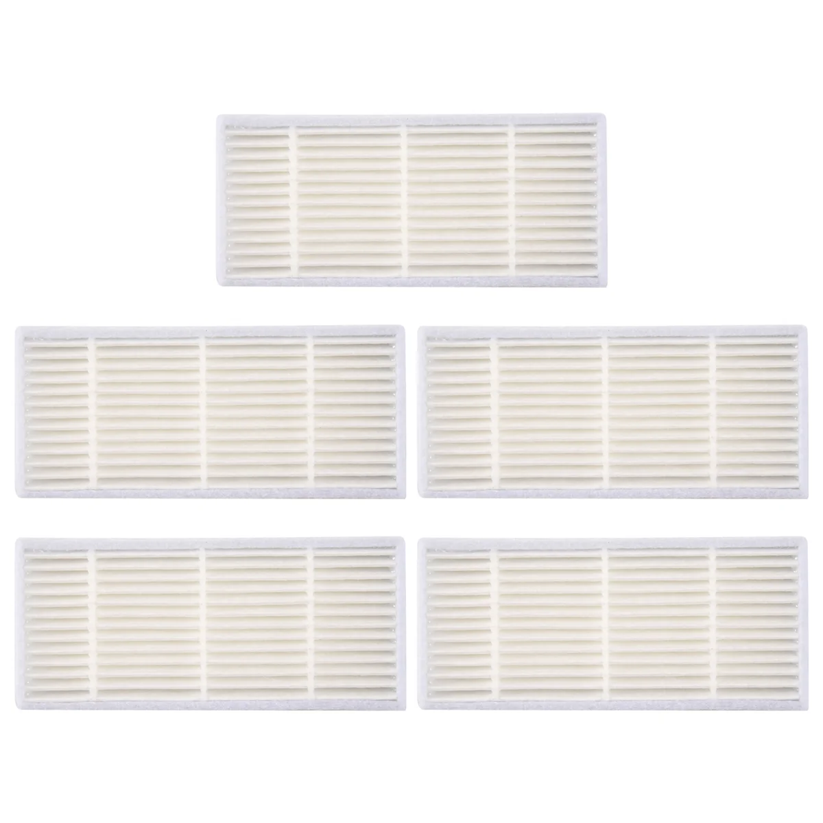 Hepa filtro para vcr03 robô aspirador, aspirador acessórios, peças escova, 5pcs