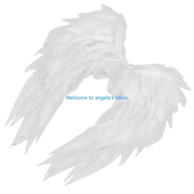 X4yc fluido preto branco Organza fada segura tiras confortáveis ​​acessórios fantasia festa halloween