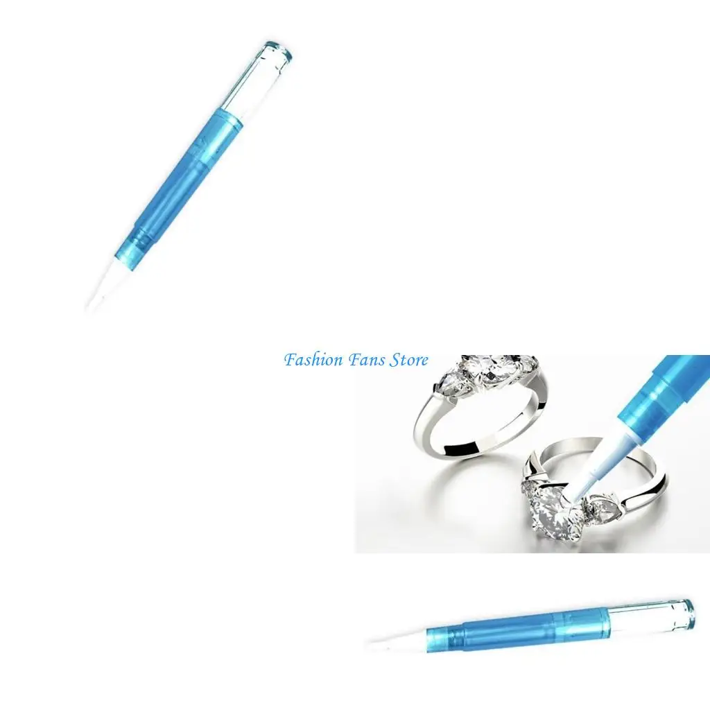 

Easy To Use Diamonds Cleaning for Jewelry Care Quick Gemstones Maintenance Pen Practical Engagement Ring Cleaner