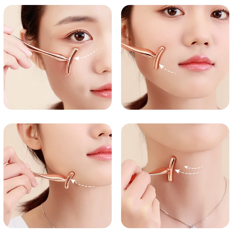 Brainbow Eyes Roller  Cream Massage Stick Lifting Face Firming Tools