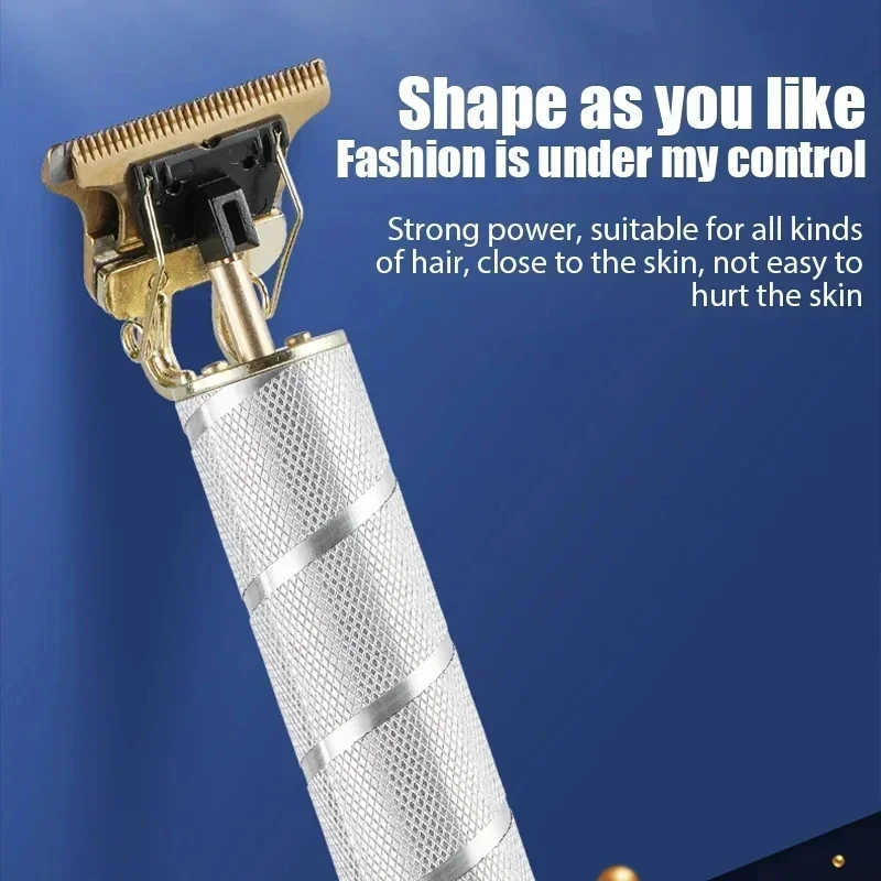 Hair Trimmer For Men Rechargeable Cordless T-Blade 0mm Zero Gap Hair Clipper Professional Barber Beard Edger Hair Cutting - view 5
