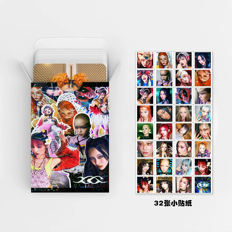 60 + 32 قطعة/المجموعة JPOP فتاة مجموعة XG بطاقة لومو بطاقات جمع بطاقات ملصق طباعة بطاقة بريدية المشجعين هدية هدية الزخرفية