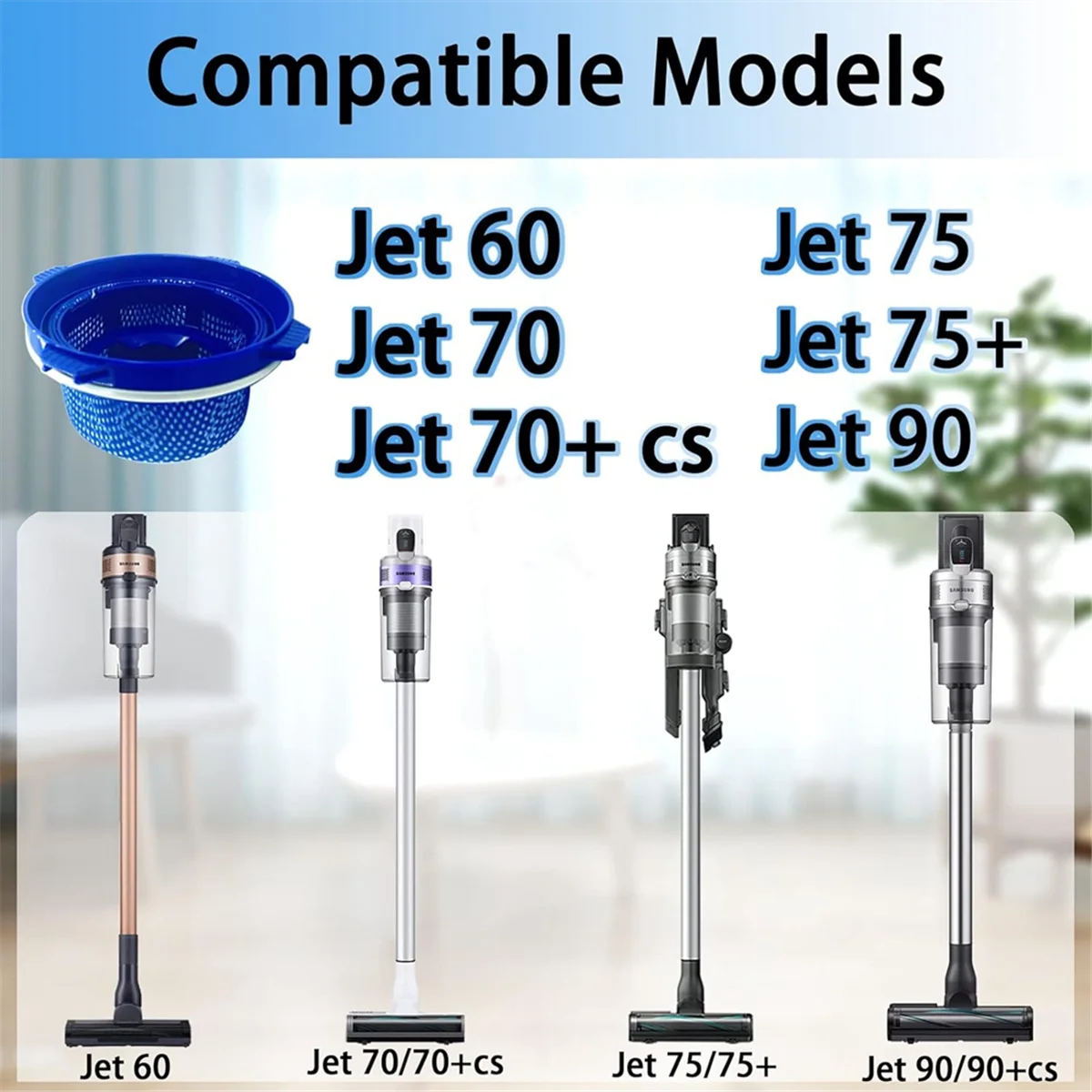 제트 스틱 진공 청소기 Hepa 필터, 진공 액세서리 마이크로 필터 DJ97-02649A 재고 있음