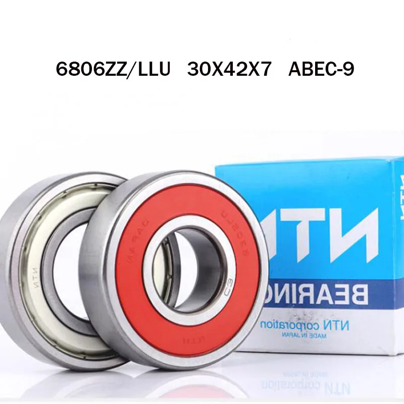 

5Pcs Japan NTN 100% Original Bearing 6806-ZZ 6806-LLU ABEC-9 Ball Bearing 30x42x7 High Speed Deep Groove 6806 bearings