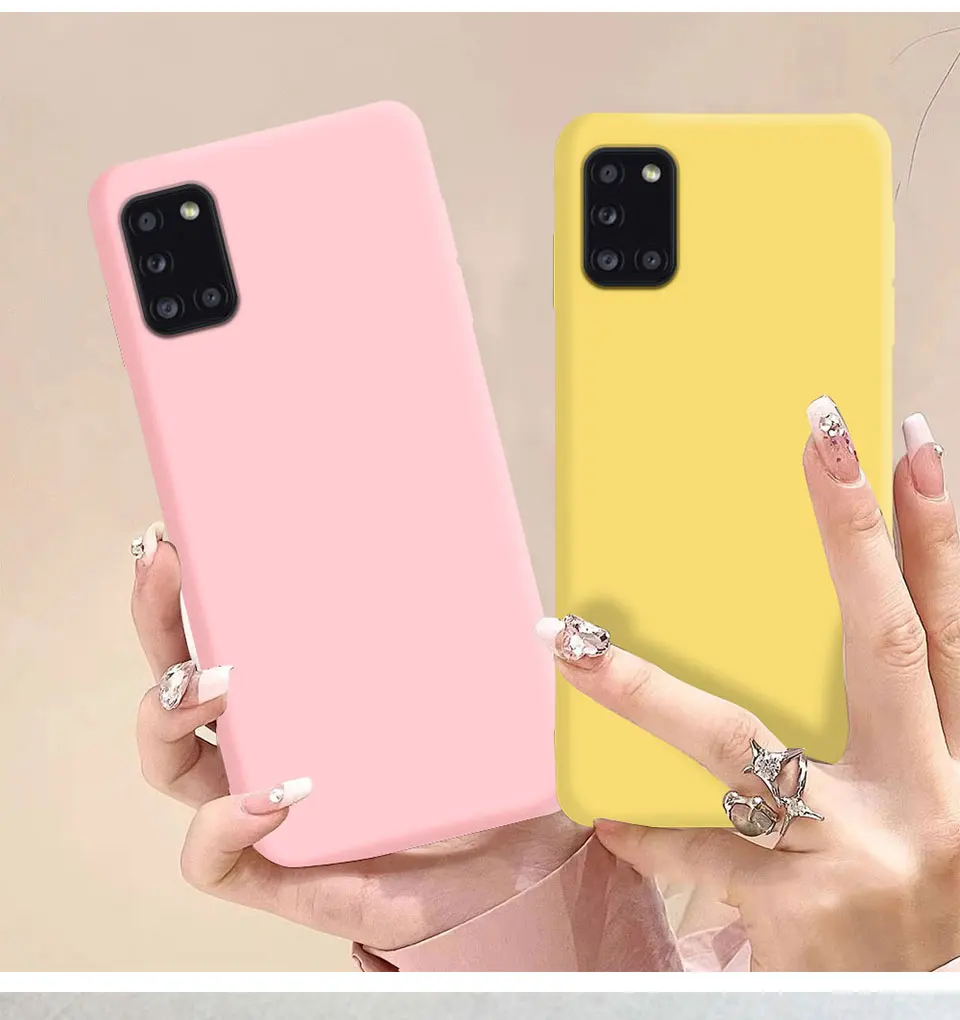 Flüssige Silikonhülle für Samsung Galaxy A31 A41 A51 A71 A11 A21S A12 A22 A32 A42 A52 A52S A72 4G 5G stoßfeste Hülle – Detail 13
