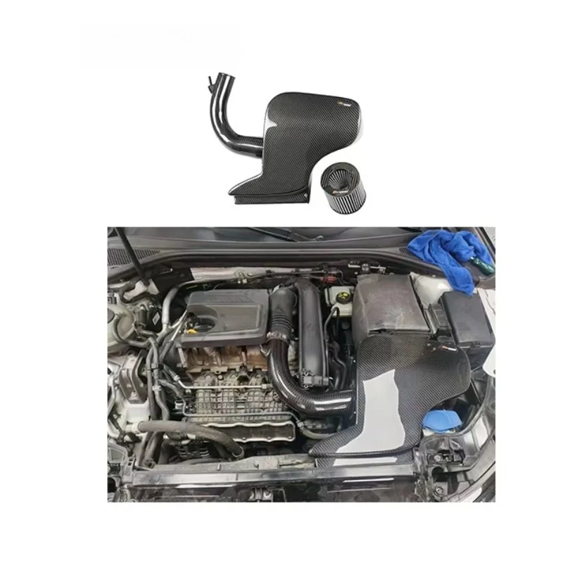 

Original Design Style 100% Dry Carbon Fiber Cold Air Intake System for Golf7 MK7 Ferry 1.4T 2014-UP