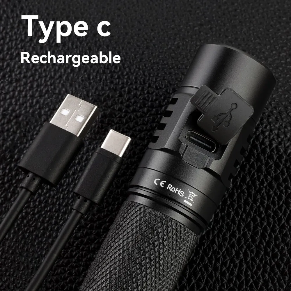 Sofirn SC31 Pro LED Flashlight Powerful Rechargeable 18650 Torch USB C SST40 2000LM Anduril Outdoor Tactical Flashlight