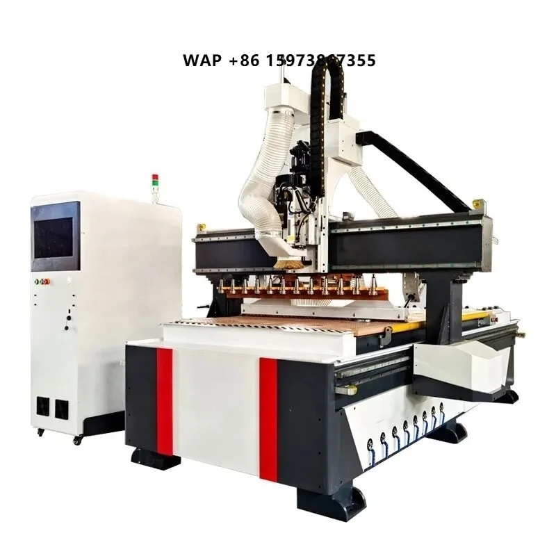 12 16 Tools Bit Vertical Milling Multi-Function ATC CNC Routers Drilling Wooden 180 Degree 3d CNC Engrave and Cutting Machines