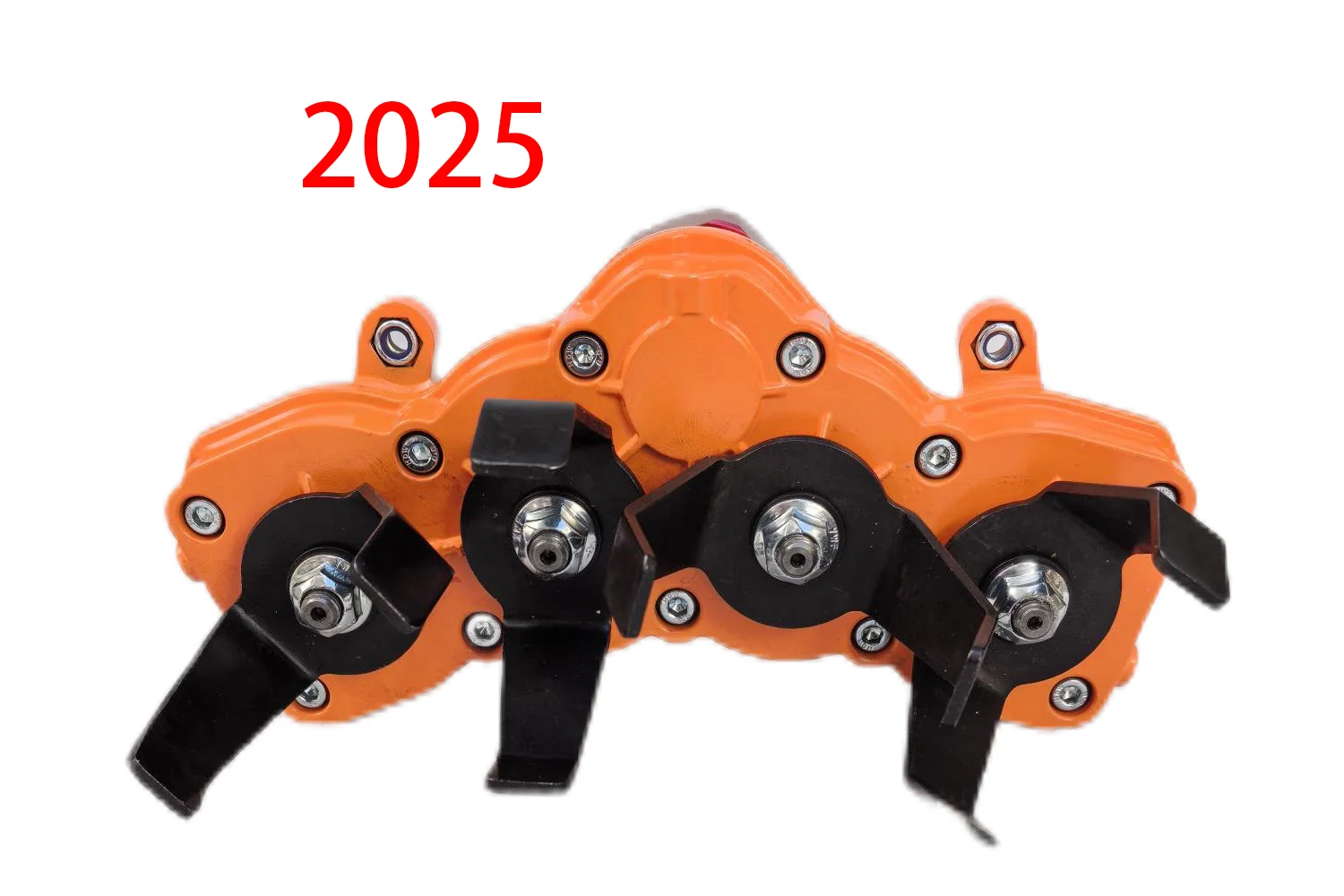 2025 الألومنيوم حالة دائم قوي العالمي الحارث Weeder مرفق آلة تقطيع الفراشي العشب الانتهازي 4 شفرات آلة مجرفة #4