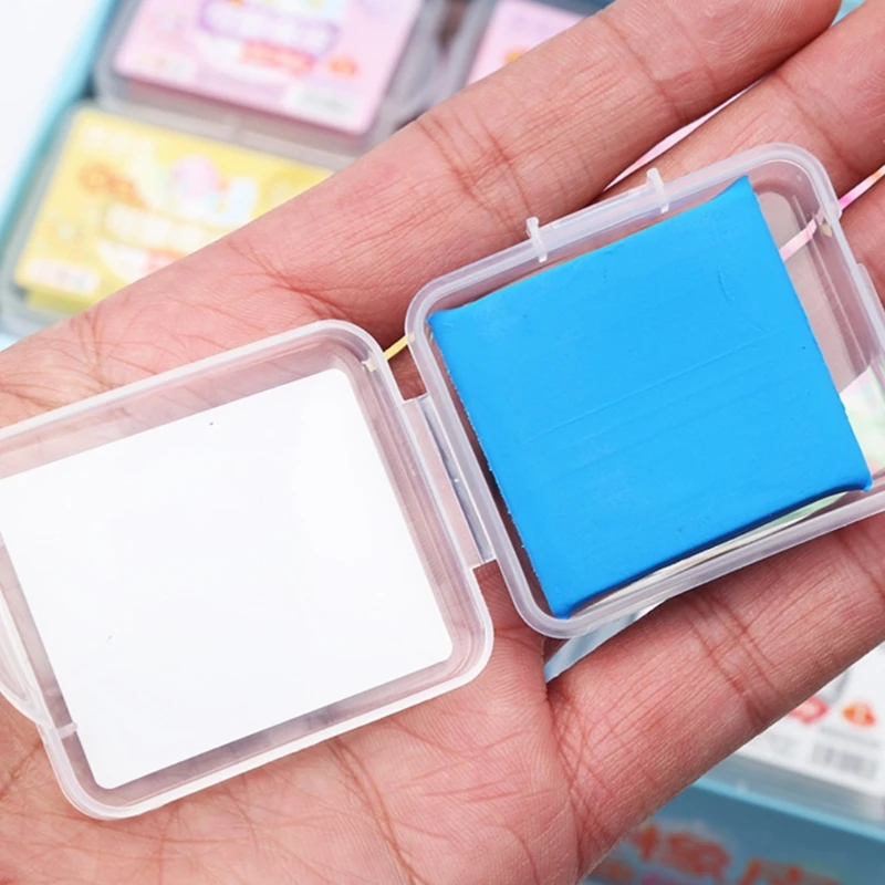 12 قطعة/المجموعة/المجموعة محايات معجن قابلة للتشكيل ممحاة قلم رصاص محايات اللدونة ممحاة الرسم محايات الفنان للطلاب