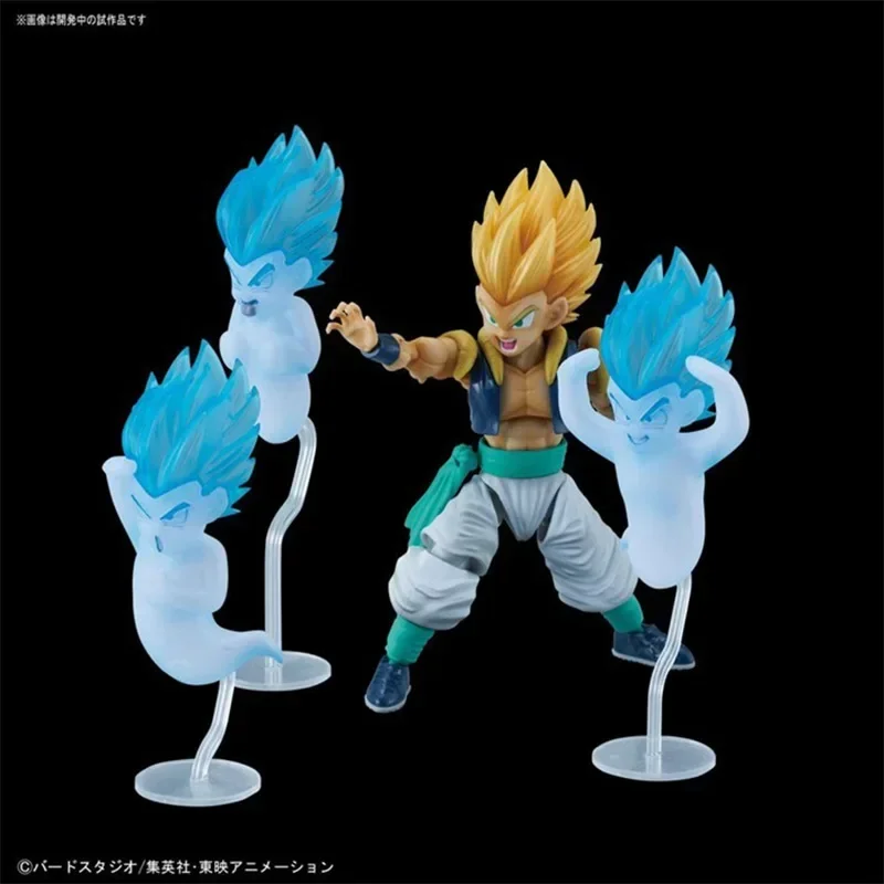 In Stock Bandai Rise Standard Dragon Ball SUPER SAIYAN GOTENKS Assembly Cartoon Anime Action Figure Model Toy Garage Model Kit