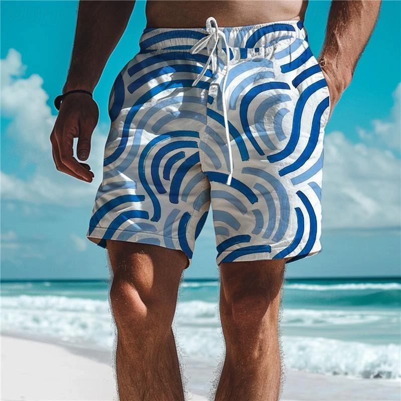 Seaside Surfing Beach Short For Men Clothing Comfortable Beach Board Shorts Outdoor Casual Summer Daily Classic Fashion Pants