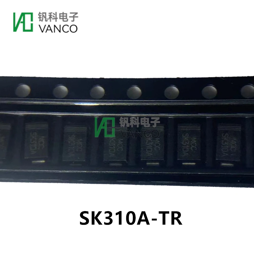 Kit diodi 20 pezzi SK310A-TR 100V 3A SMA In Sctock