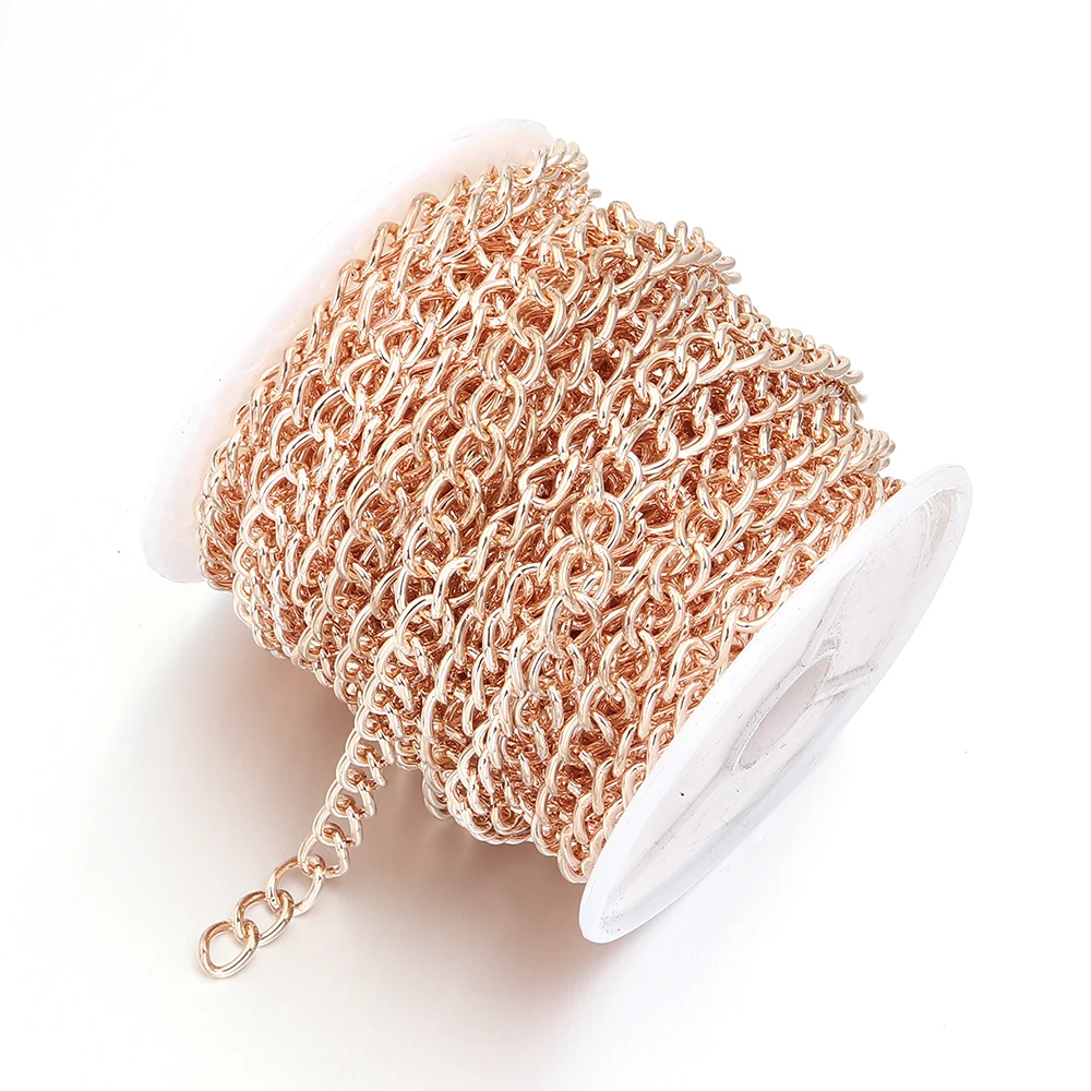 10 Yards/Rolle Metall Eisen Kette Halskette Link Kette Bulk Kette Für Schmuck Machen Erkenntnisse DIY Halskette Armband kette Zubehör