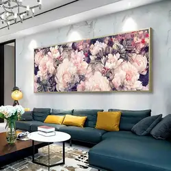 Fai da te 5D Diamond Art Blooming Peony Flower Painting kit Extra Large Size Floral Full Drill mosaico ricamo strass Picture