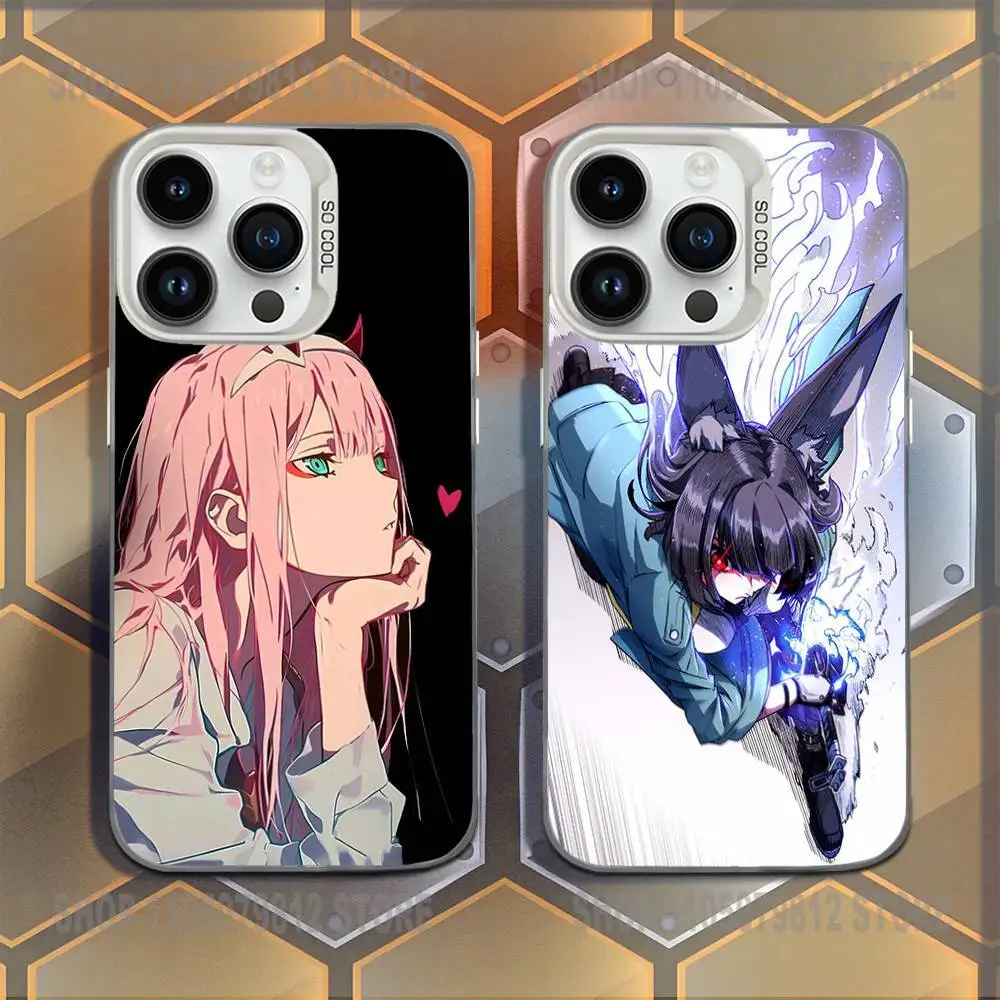 

Z-Zero T-Two Anime Phone Case For iPhone 16,15,14,13,12,11,Mini,Pro,E,MAX White Candy Matte Shockproof Cover