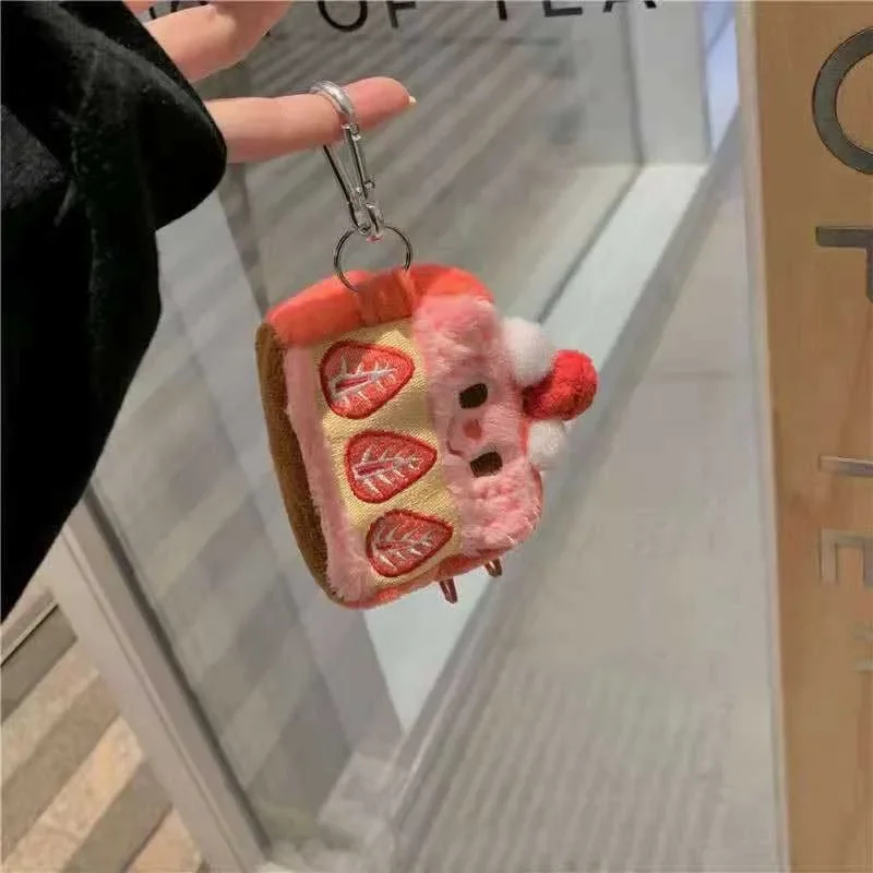 محفظة عملات معدنية كاواي منفوشة مع سحاب ، محفظة صغيرة كاواي ، حقيبة تنظيم حلوة ، حقيبة تخزين سماعة ، محفظة عملات معدنية ، لطيفة وحلوة