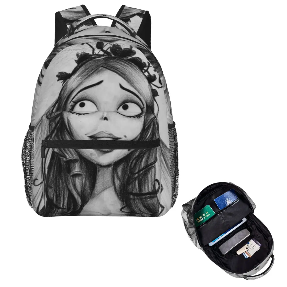 

Dark Love Student Backpack School Bag Hiking Travel Daypack for Boys Girls Fashion Bookbag Shoulder Bags