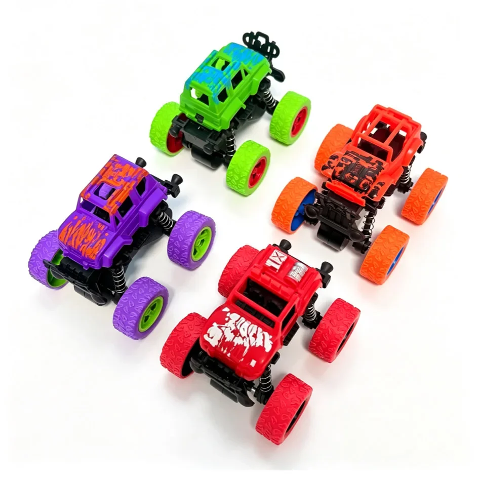 In Stock Inertial Off‑Road Car Toy, Super Drop‑Resistant Climbing Car Model Ornament, Beach Racing Toy, Holiday Gift for Kids