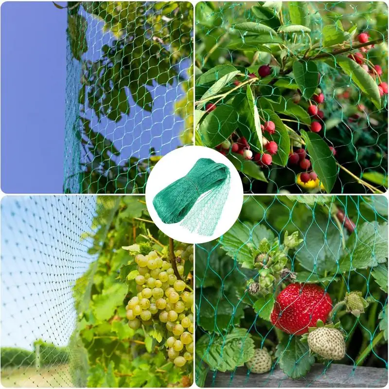 Filet à mailles anti-oiseaux pour le jardinage, protège les plantes, les cerfs, les oiseaux, les chips, les lapins