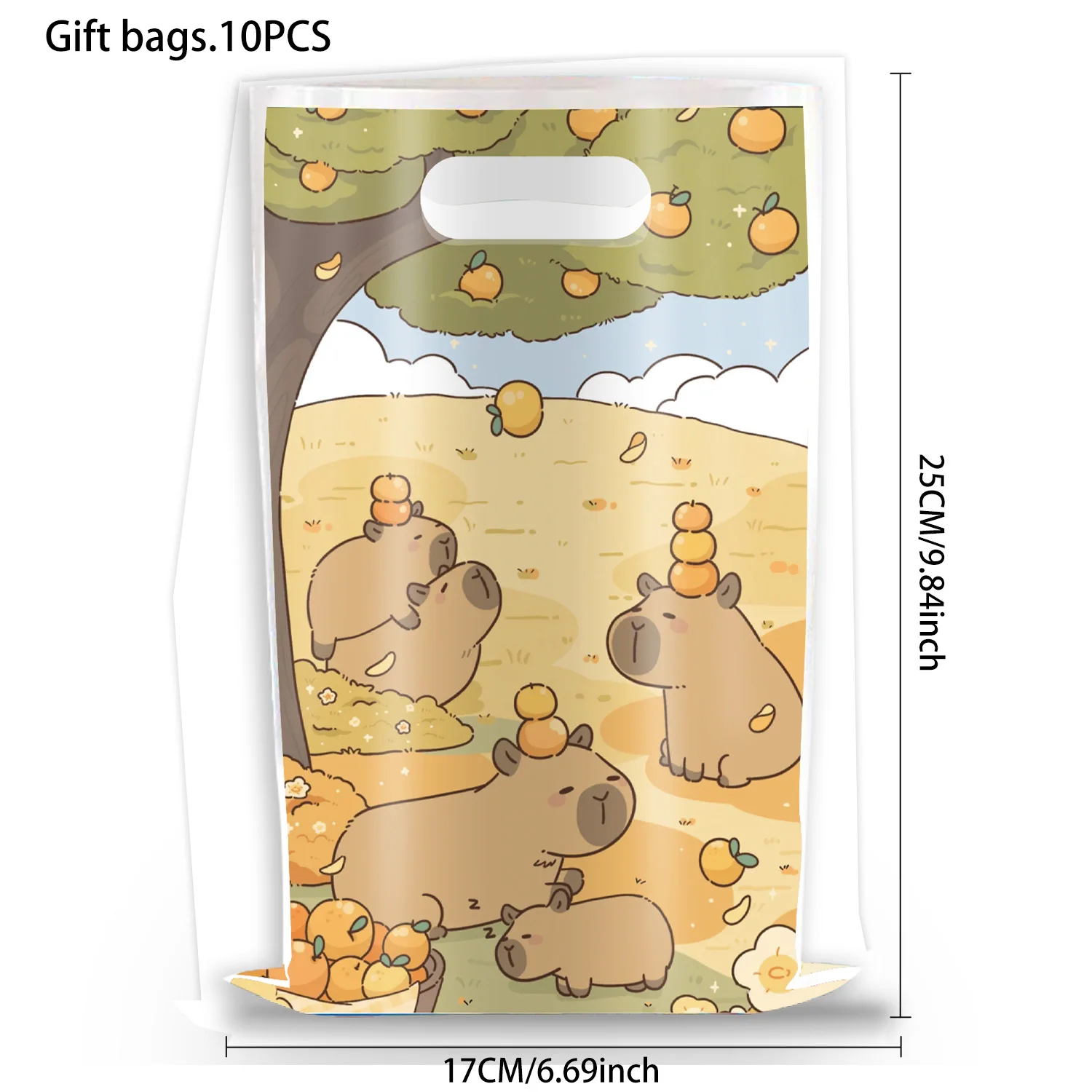Nieuwe Leuke Capybara Verjaardagsfeestje Decoraties Kapibala Ballonnen Servies Set Papieren Borden Kopjes Banner voor Baby Douche Kids Geschenken - afbeelding 1