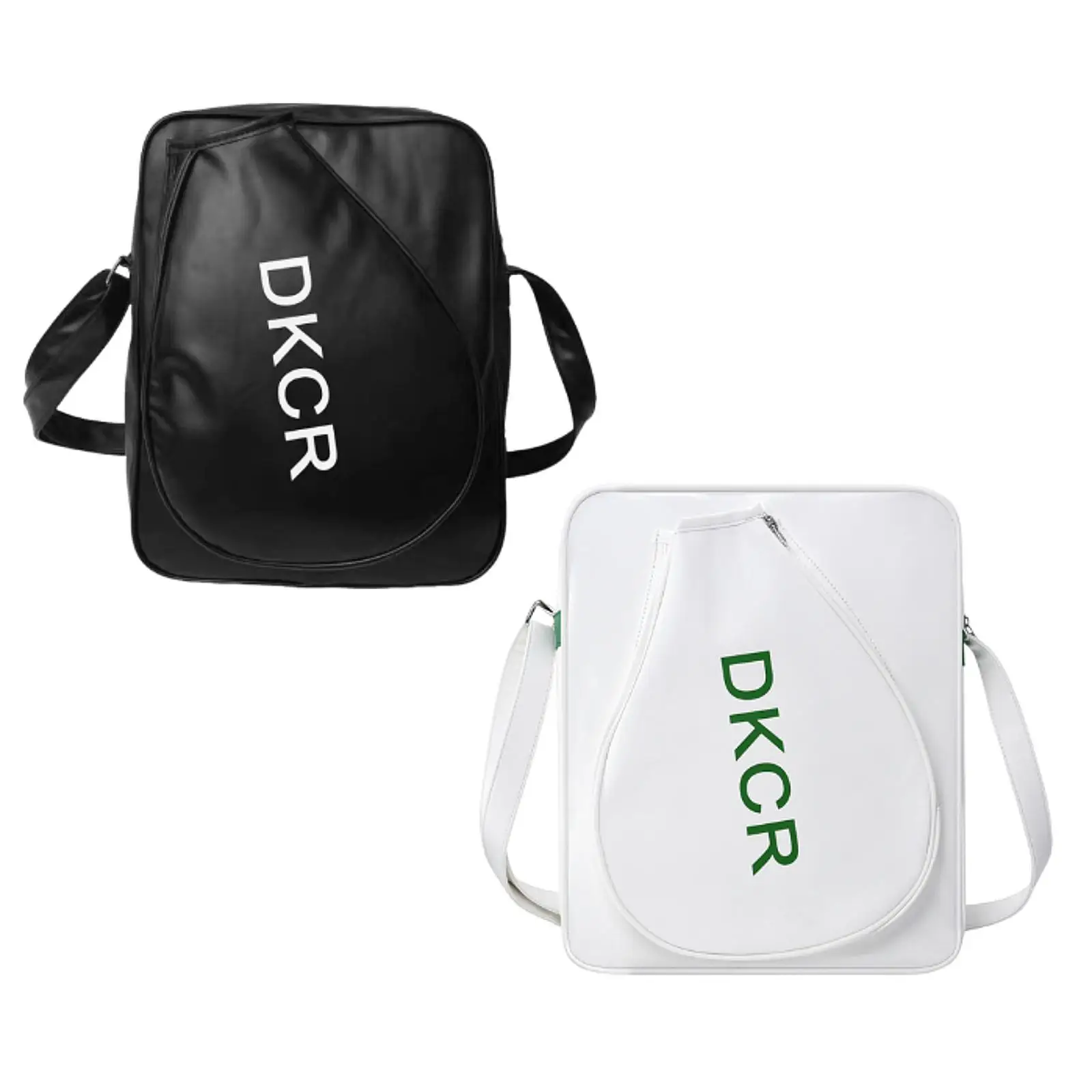 Multifunctional PU Badminton Bag Racket Cover Waterproof Sports Gear Organizing Tote for Men Women