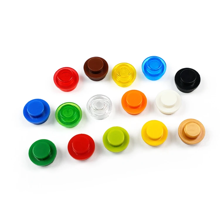 900pcs Round 1x1 Pixel Block Parts 19 Colors Building Blocks Accessories  DIY Bricks Compatible with Lego Bricks  6141 4073