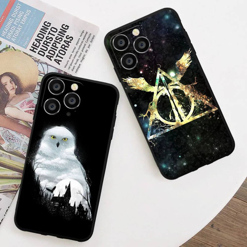 UR-5 Art Cool Harries Wand Potters Silicone Case For Samsung S20 S21 S22 S23 S24 FE Ultra Lite Plus