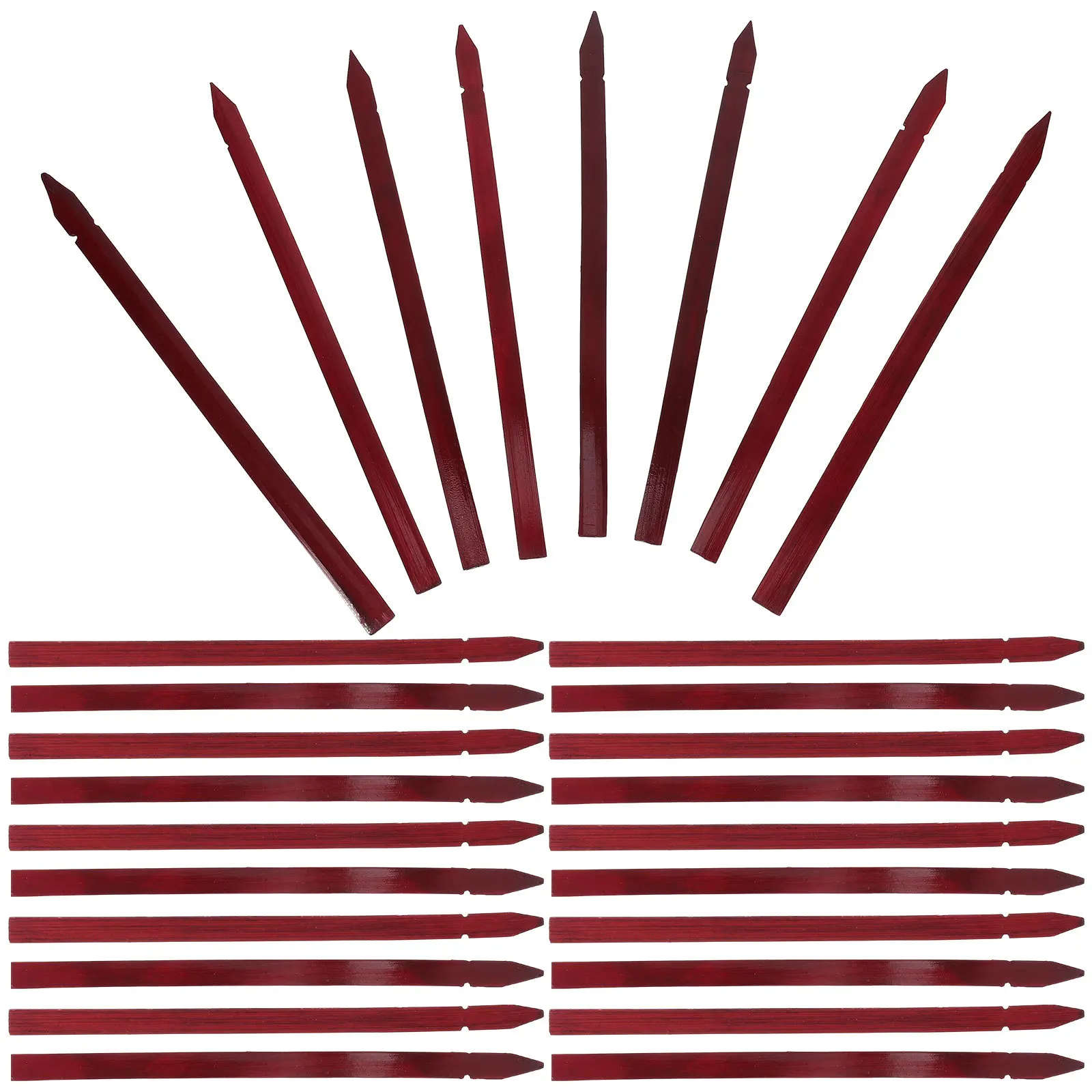 

100Pcs Bamboo Chinese Fortune Sticks Vintage Blank Divination Tools Buddhism Prop Divination Prop Fortune Sticks