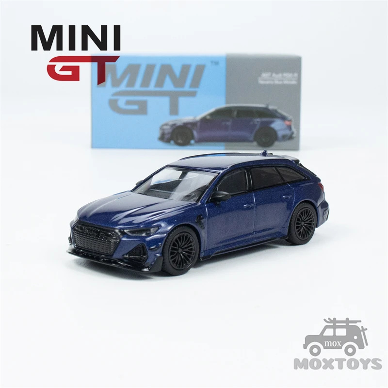 

Mini GT 1:64 ABT RS6-R Navarra Blue Metallic LHD Diecast Model Car