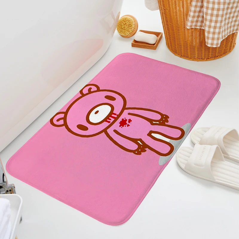 Veranda Floor Rug S-Gloomy Bears Treadmill Rugs Room Carpet for Bedroom Non Slip Carpet Funny Doormat Entrance Rug Bath Mat Rug