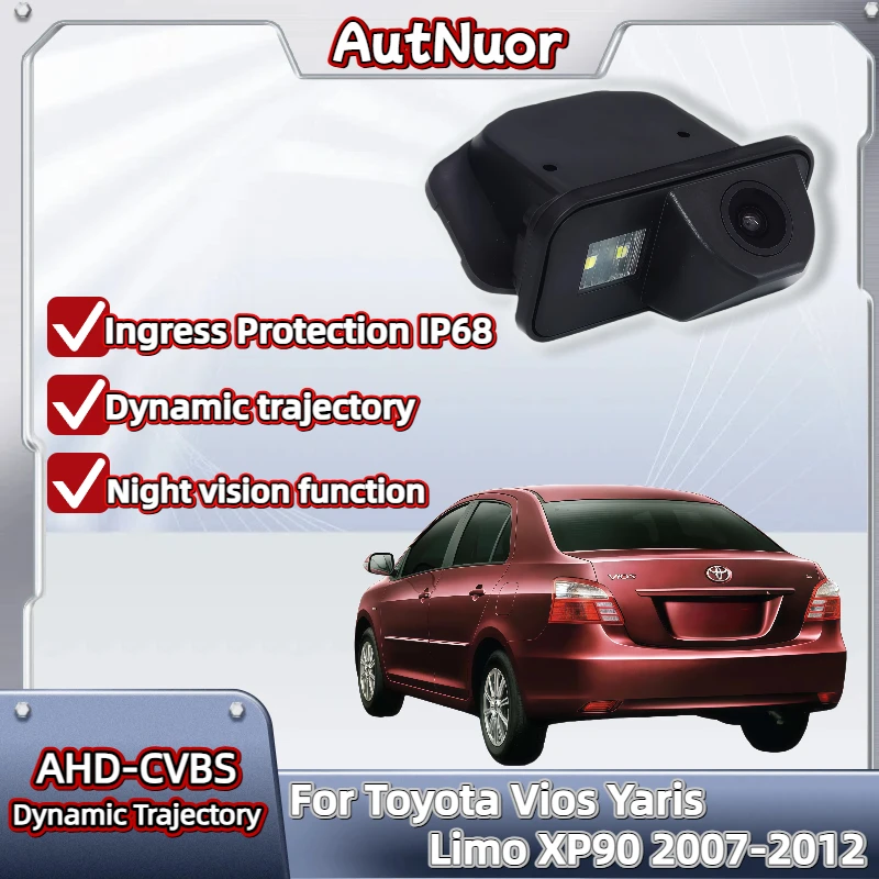 

HD Fisheye Reverse Camera For Toyota Vios Yaris Limo XP90 2007-2012 Night Vision Rear View Backup Parking CCD Surveillance