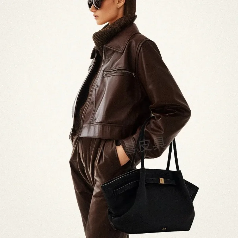 

Pei – sac à boulettes en daim, sac à bandoulière sous les bras, Design de Niche, sac à main à la mode, fourre-tout