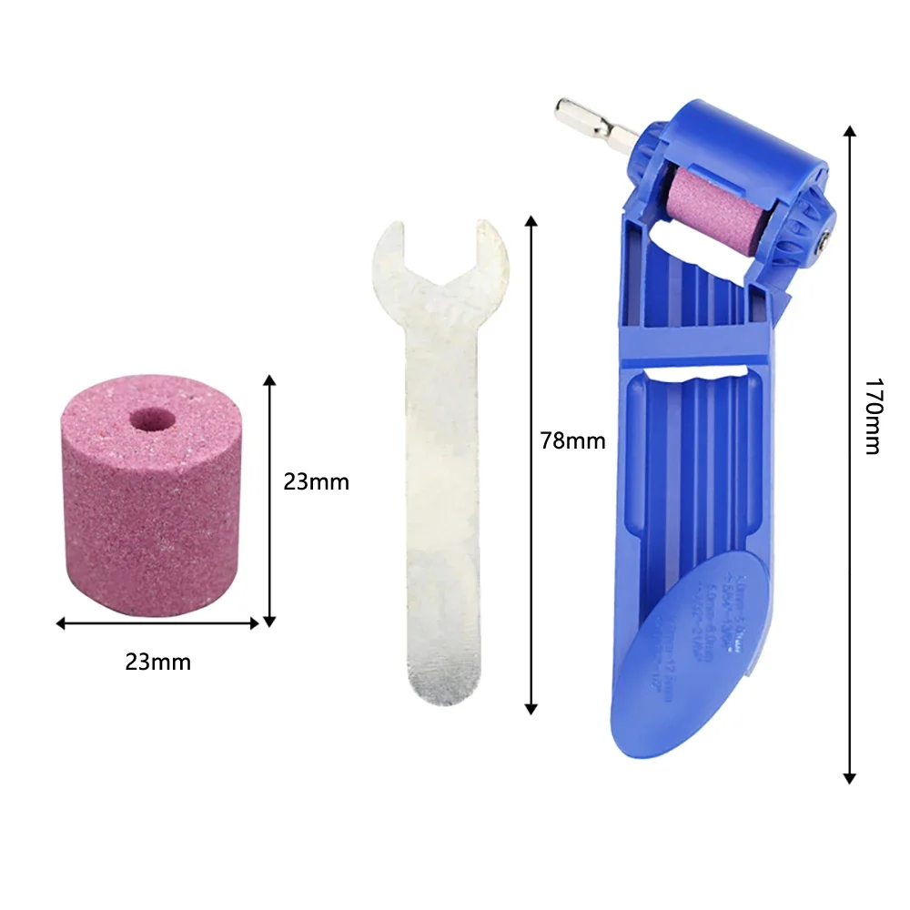 

1 комплект, портативная точилка для сверл 2,0-12,5 мм, корундовый шлифовальный круг, инструмент для насадок, спиральная дрель, полировальный шлифовальный станок, инструмент ﻿
