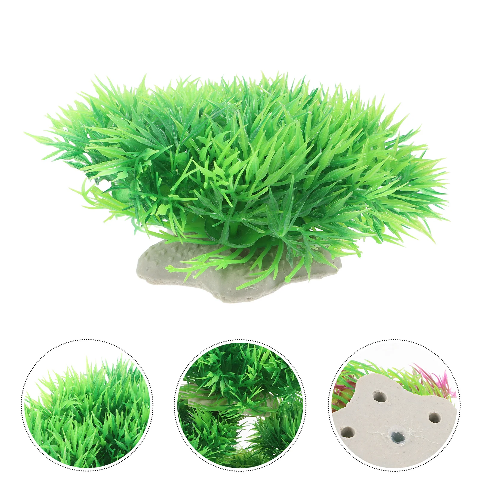 

6pcs Realistic Aquarium Plants Simulation Aquatic Plant Fish Tank Landscaping Decorations For Betta Goldfish Artificial Leafy