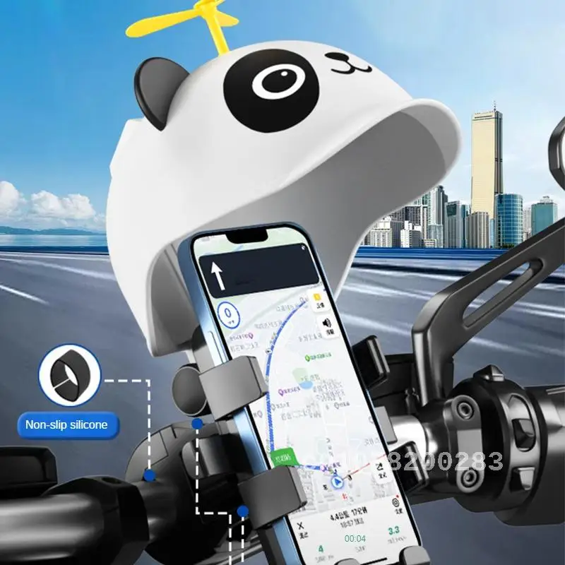 Motorcycle Mobile Phone Holder Small Helmet Electric Bicycle Rider Mobile Phone Holder Navigation Holder Sun And Rain Protection