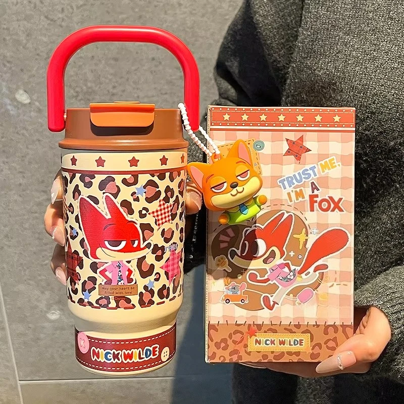 bouteilles-isothermes-en-acier-inoxydable-disney-avec-couvercles-et-pailles-pour-le-bureau-l'ecole-les-cadeaux-et-la-vente-en-gros